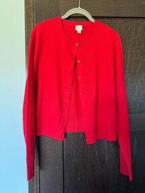A New Day Red Button Cardigan